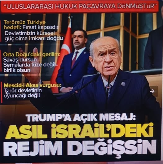 MHP Genel Başkanı Devlet Bahçeli'den İsrail çıkışı: Rejim değişsin! | Terörsüz Türkiye tarihi fırsattır