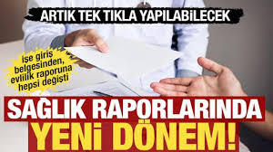 Sağlık raporlarında yeni dönem! Resmi Gazete'de yayımlandı