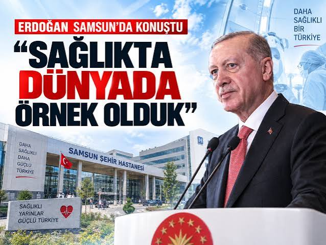 Samsun Şehir Hastanesi açıldı! Başkan Erdoğan: Bölgenin sağlık üssü olacak