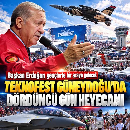 TEKNOFEST Güneydoğu’da dördüncü gün heyecanı: Başkan Erdoğan gençlerle bir araya gelecek