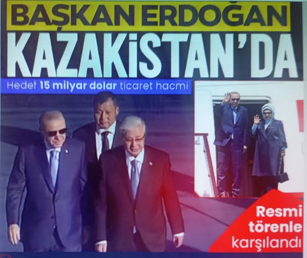 Türkistan'da çifte zirve! Başkan Erdoğan Kazakistan'da