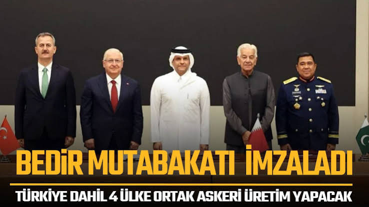 Türkiye ve 3 ülkeden Doha'da 'Bedir' mutabakatı: Anlaşma büyük bir askeri ve ekonomik önem taşıyor