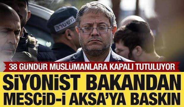 Türkiye'den peş peşe İsrailli bakanın Mescid-i Aksa baskınına tepki: Saygısızlığı lanetliyoruz