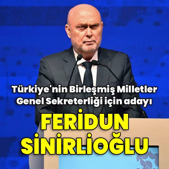  Türkiye, Feridun Sinirlioğlu'nu BM Genel Sekreterliğine aday gösterdi: Resmi başvuru mektubu sunuldu
                                                  