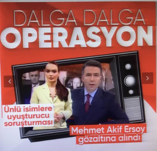 Ünlülere uyuşturucu operasyonu! Gazeteci Mehmet Akif Ersoy gözaltına alındı.