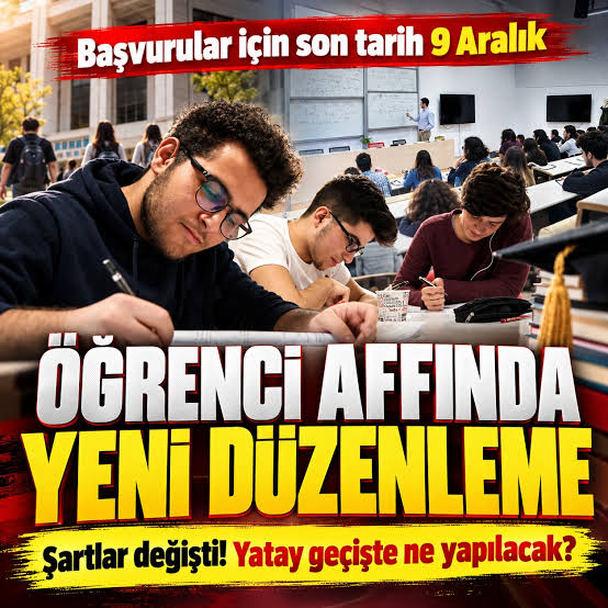 YÖK'ten öğrenci affında yeni düzenleme! Yatay geçiş şartları belli oldu