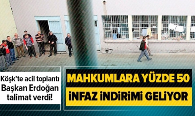 100 bin mahkûma tahliye yolu açılıyor.