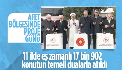 11 ilde 17 bin 902 konut! Cumhurbaşkanı Erdoğan: Bunu yapabilecek başka ülke yok