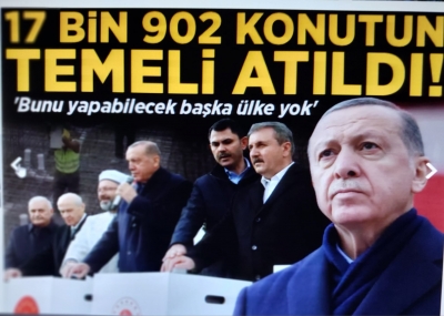 11 ilde 17 bin 902 konut! Cumhurbaşkanı Erdoğan: Bunu yapabilecek başka ülke yok