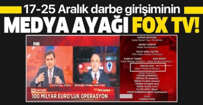 17-25 Aralık darbe girişiminin medya ayağı FOX.