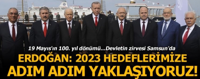 19 Mayıs'ın 100. yıldönümü... Devletin Zirvesi Samsun'da.