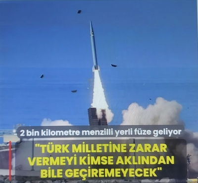 2 bin kilometre menzilli yerli füze geliyor... Bakan Kacır: Türk milletine zarar vermeyi kimse aklından bile geçiremeyecek