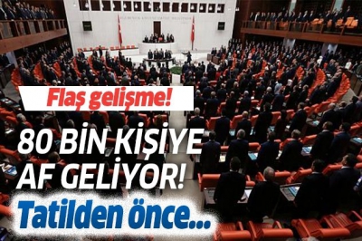 2019 mahkum affı ve ceza indirimi tatil öncesi Meclis'e gelecek?
