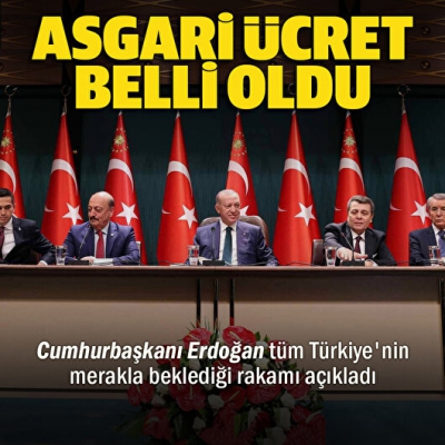 2022 yılı için asgari ücreti net 4 bin 253 lira brüt 5 bin 4 lira oldu!