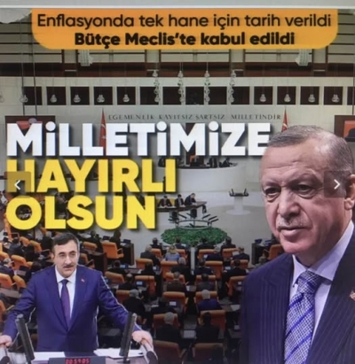 2026 bütçesi TBMM'de kabul edildi! Başkan Erdoğan'dan 