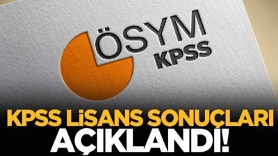 2026 KPSS Lisans sonuçları açıklandı! ÖSYM duyurdu: Bir soru iptal edildi