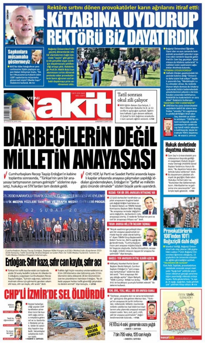 3 Şubat Çarşamba gazete manşetleri - İşte Boğaziçi'nin sahne arkası! Rektör ataması bahane 