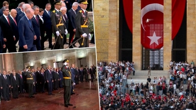30 Ağustos Zaferi'nin 104. yılı: Cumhurbaşkanı Erdoğan devlet erkanı ile Anıtkabir'de 