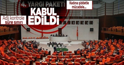 4. Yargı Paketi TBMM Genel Kurulu'nda kabul edildi