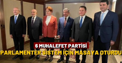 6 benzemezden oturma krizine yuvarlak masa çözümü! HDP bu işin neresinde? 