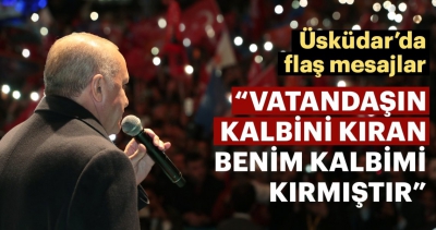 Son dakika... Başkan Erdoğan'dan Üsküdar'da çok kritik açıklamalar