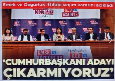 6'lı koalisyon şartları kabul etti! HDP aday çıkarmama kararını duyurdu! İYİ Parti şimdi ne yapacak?