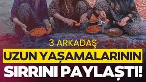 90 yaşındaki 3 arkadaş uzun yaşamın sırrını paylaştı: 