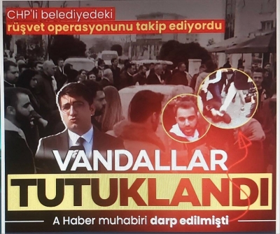 A Haber muhabirine saldıran vandallar tutuklandı