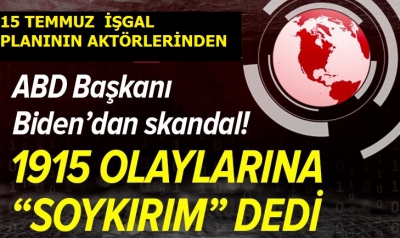 ABD Başkanı Joe Biden 1915 Ermeni olayları için 'Soykırım' ifadesini kullandı. 