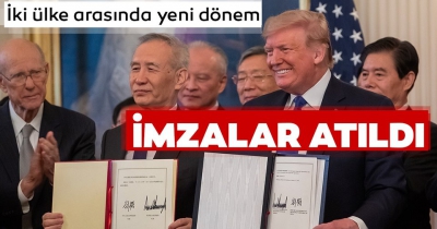 ABD-Çin arasında 'Savaş'ı bitiren imza!.