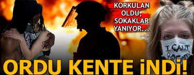 ABD'de 25 şehirde sokağa çıkma yasağı ilan edildi, İç savaş ramak kaldı!.