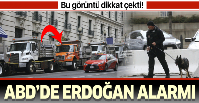 ABD'de Erdoğan alarmı! Washington sokaklarında dikkat çeken görüntü