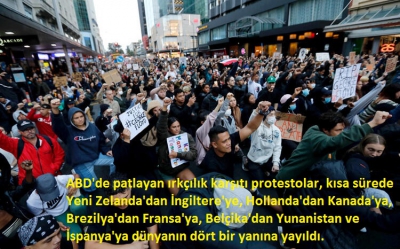 ABD'de George Floyd'un öldürülmesinin ardından başlayan protestolar hızla yayılıyor! Çok sayıda ülkeye sıçradı.