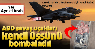 ABD'de geride iz bırakmamak için kendi üssünü vuruyor!.
