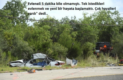 ABD'de korkunç olay: Düğünden 5 dakika sonra feci şekilde can verdiler.