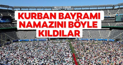 ABD'de Kurban Bayramı namazı.