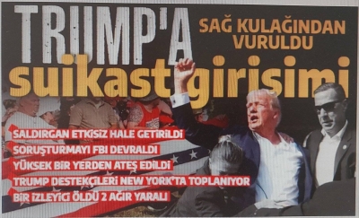 ABD'de seçime kan bulaştı: Donald Trump'a silahlı saldırı! Görüntüler dünyayı sarstı