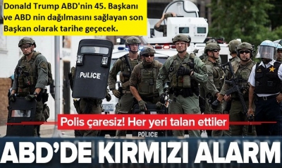 ABD'de sokaklar yine karıştı! Lüks mağazalar yağmalandı: 100'den fazla gözaltı var.