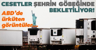 ABD'den ürküten görüntüler! Felaket morgları New York'ta...