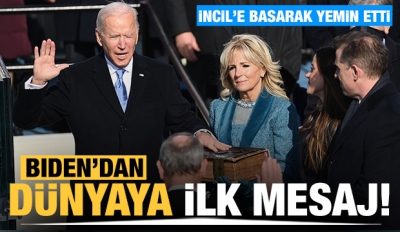 ABD'nin 46. Başkanı Joe Biden yemin ederek göreve başladı | İşte dakika dakika Washington'dan detaylar... 