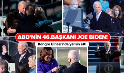 ABD'nin 46.Başkanı Joe Biden yeminini etti! 