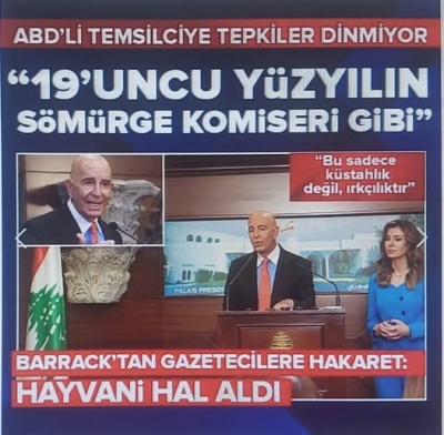ABD'nin Türkiye Büyükelçisi Barrack'tan gazetecilere hakaret! 'Hayvan gibi davranmayın'