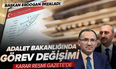 Adalet Bakanı Abdülhamit Gül görevden affını istedi! Yeni Adalet Bakanı Bekir Bozdağ oldu