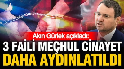 Adalet Bakanı Akın Gürlek açıkladı: 
