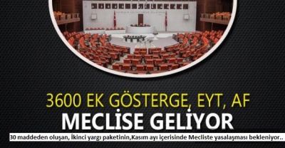 Af, nafaka, EYT, 3600 ek gösterge kıdem tazminatı yasası çıktı mı?