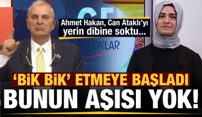 .Ahmet Hakan'dan Can Ataklı'ya tokat gibi sözler: Bunun aşısının bulunma ihtimali sıfır!