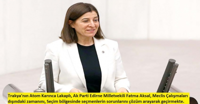 AK Parti Edirne Milletvekili Aksal'dan ETB'ye ziyaret.