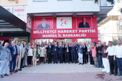AK Parti Grup Başkanvekili Yenişehirlioğlu'ndan MHP Manisa İl Başkanı Savaş'a ziyaret