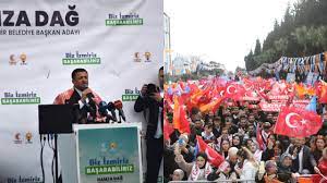 AK Parti İzmir adayı Hamza Dağ'a havalimanında coşkulu karşılama: 