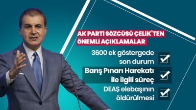 AK Parti MKYK toplantısına ilişkin Ömer Çelik'ten önemli açıklamalar.